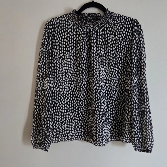J. Crew Factory Tops - J.CREW Women's Long Sleeve Blouse Size Small Office Career Business Casual